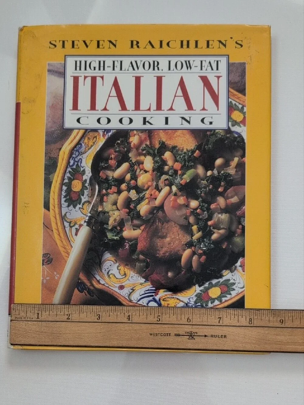 Vintage 1997 High Flavor Low Fat Italian Cooking Hardcover Pictorial Cookbook
